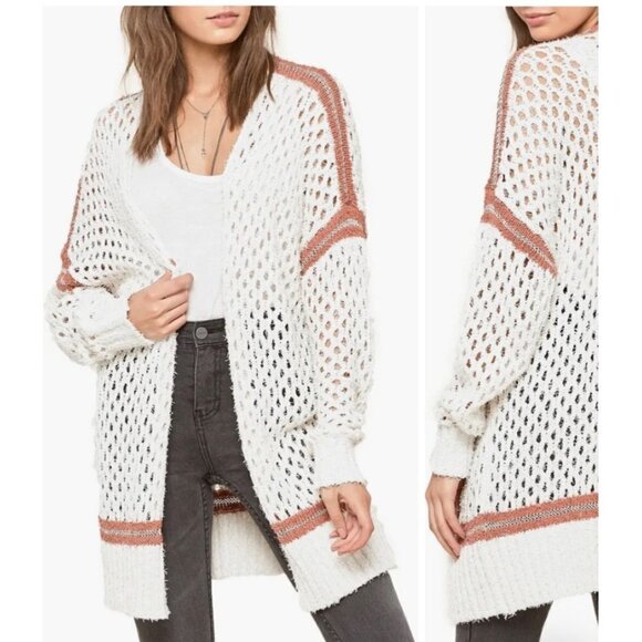 Amuse Socieity Malita Knit Mesh Cardigan, Women's M/L=8-14 - Picture 1 of 8